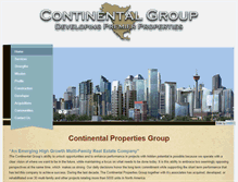 Tablet Screenshot of continentalgrp.com